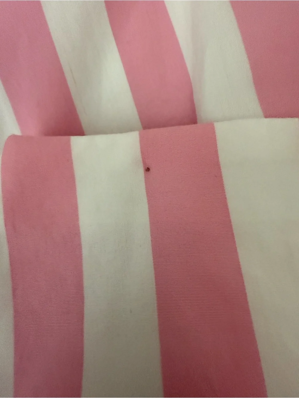 J.Crew, Thomas Mason, pink & white striped ruffle drape, cotton pencil skirt 8 - Picture 10 of 12